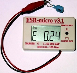 Измеритель ESR и емкости