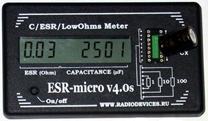 Измеритель ESR и емкости